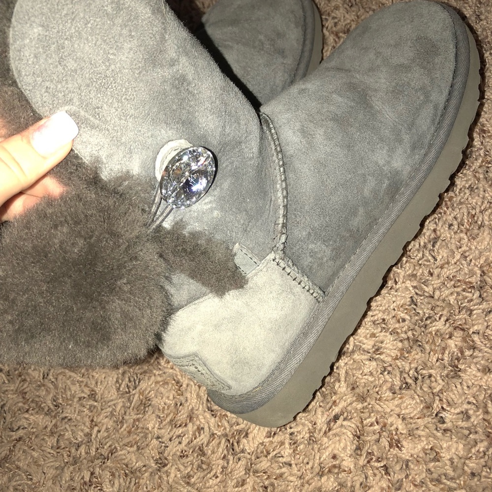 Grey Bling UGG Boots